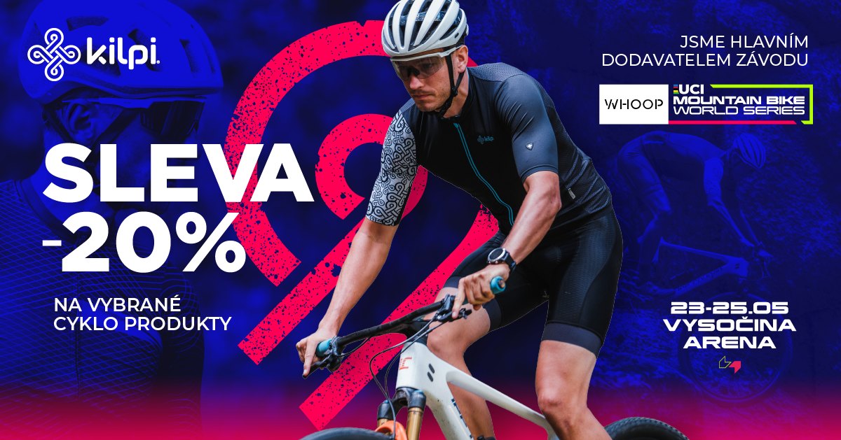 Sleva 20 % na cyklo produkty