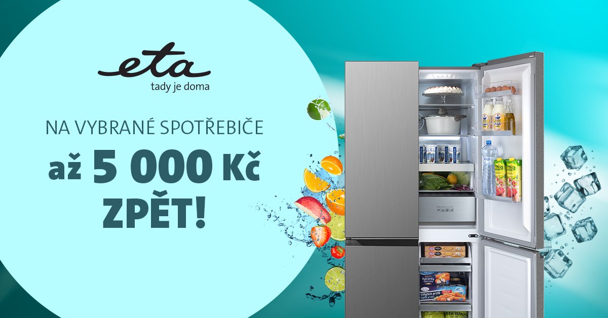 Na vybrané spotřebiče až 5000 Kč zpět