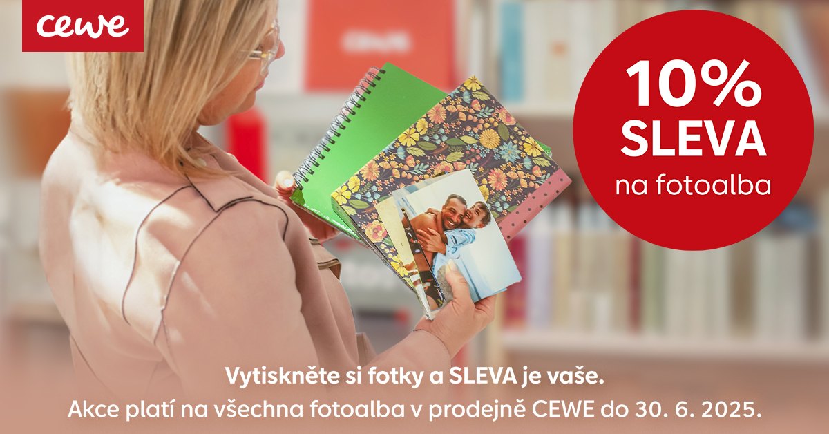 10% sleva na fotoalba