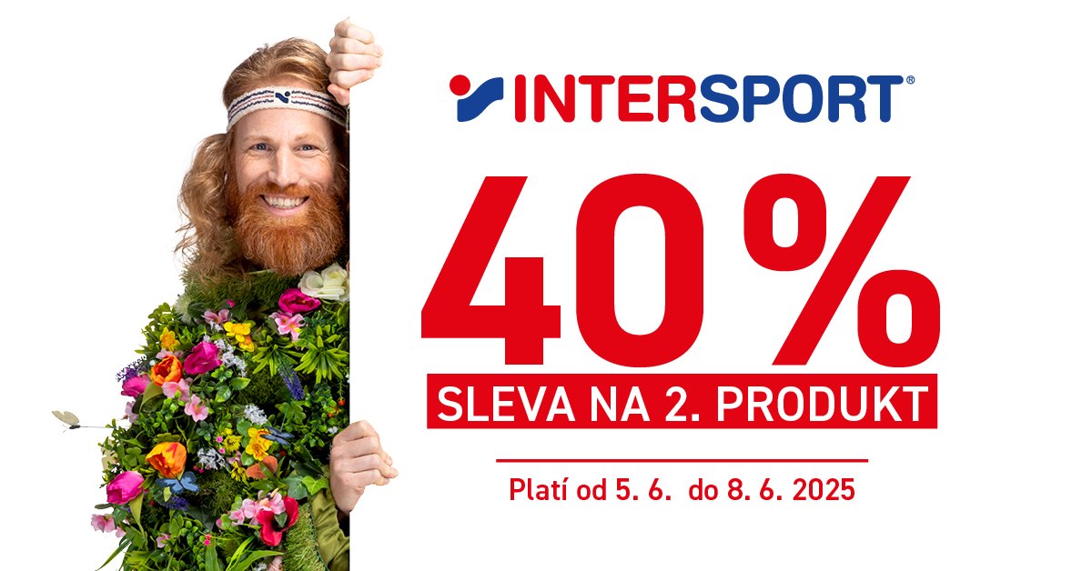 Sleva 40 % na 2. produkt