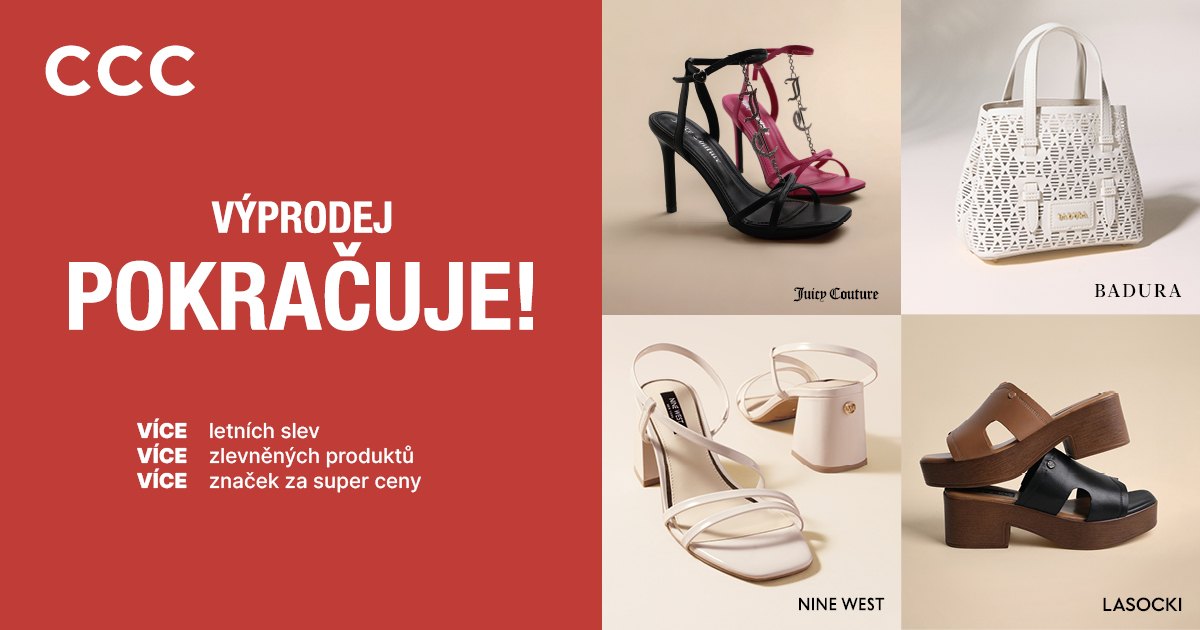 Výprodej v CCC pokračuje