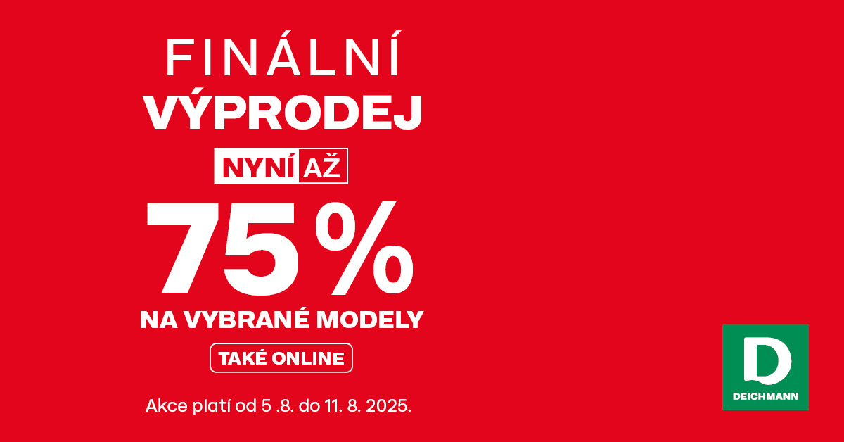Finální výprodej u DEICHMANNa