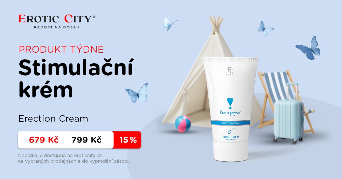 Stimulační krém - sleva až 15 %