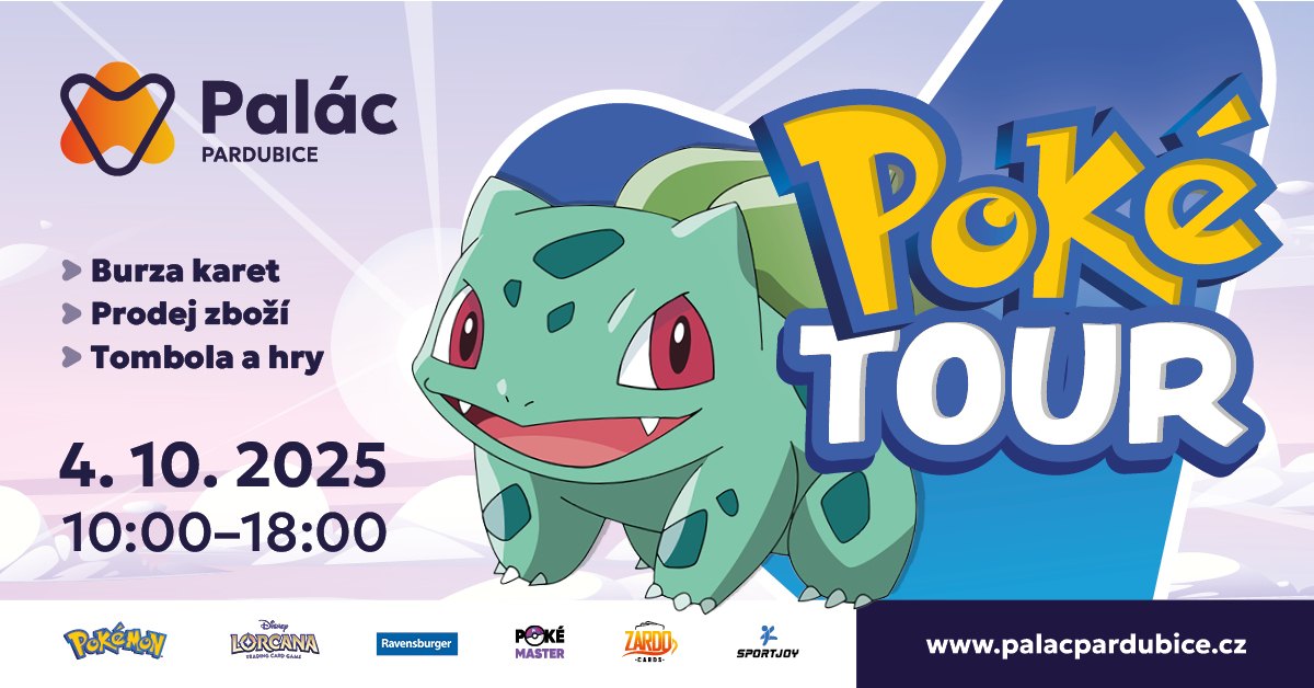 Poké Tour v Paláci Pardubice
