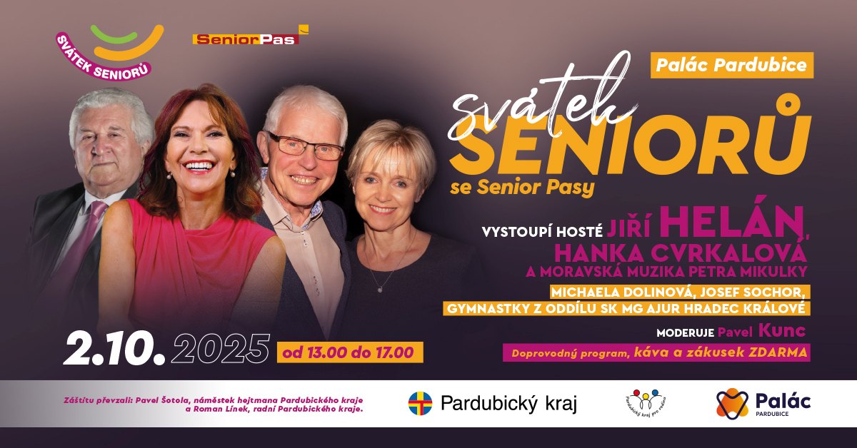 Svátek seniorů v Paláci Pardubice