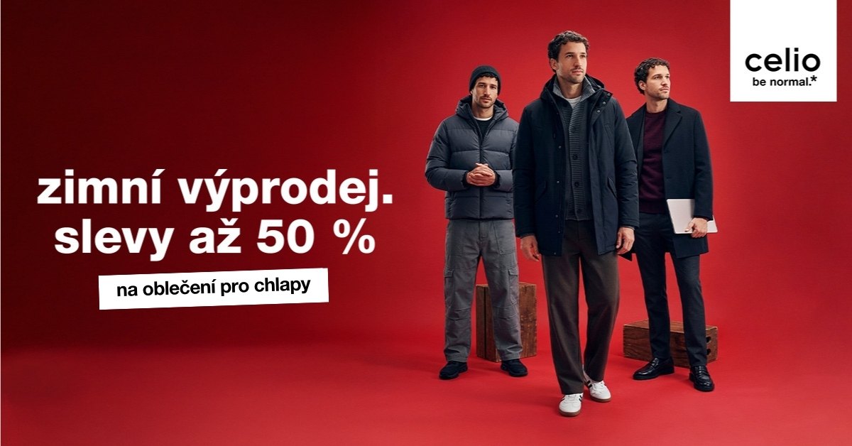 Zimní výprodej se slevami až 50 %