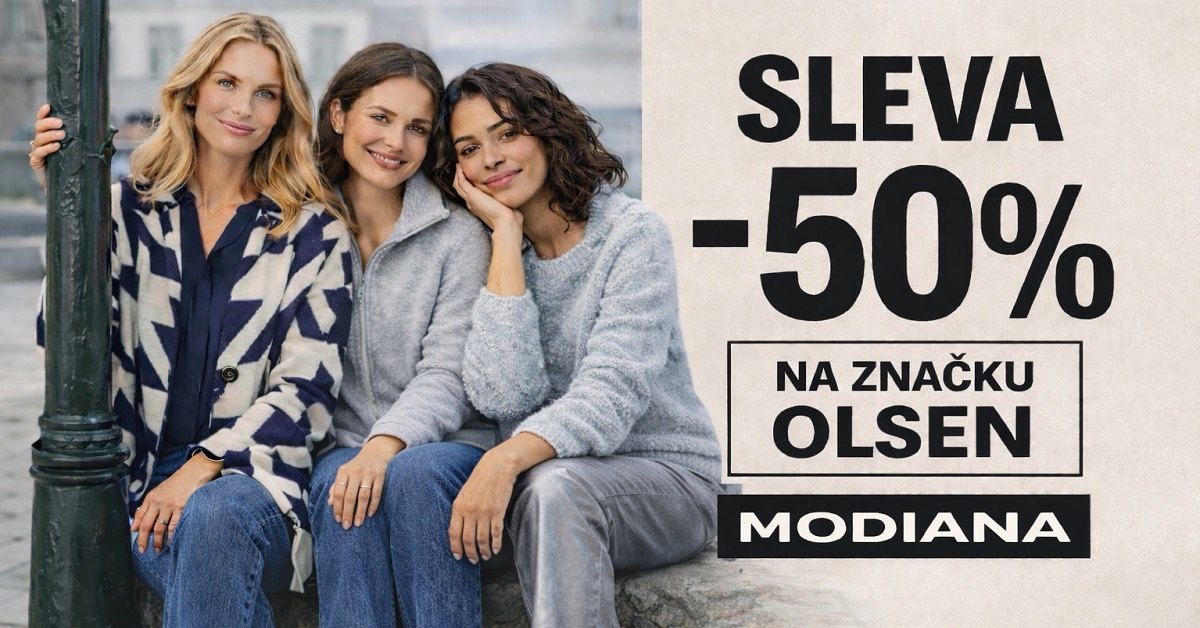 Sleva -50 % na značku OLSEN