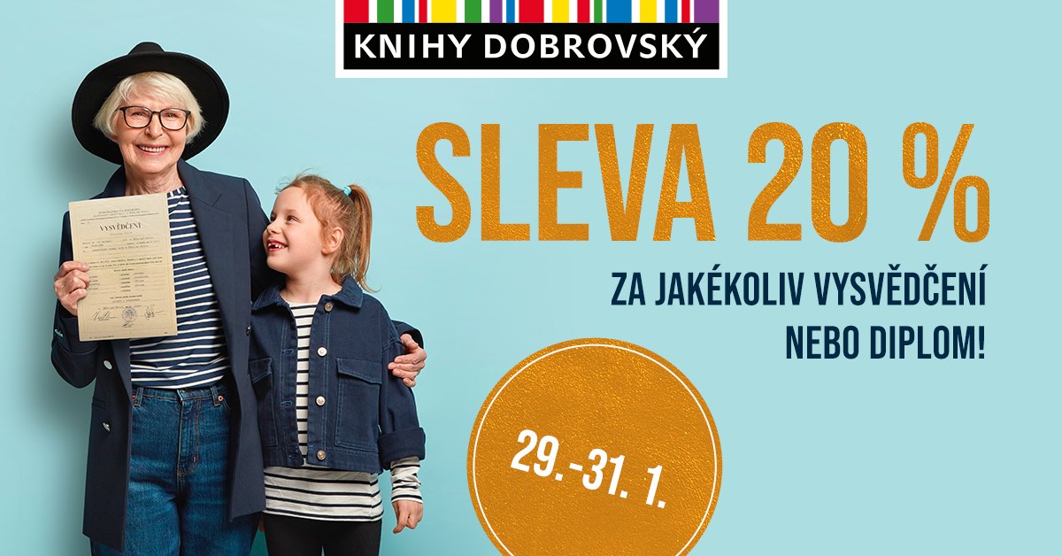 Sleva 20 % za vysvědčení