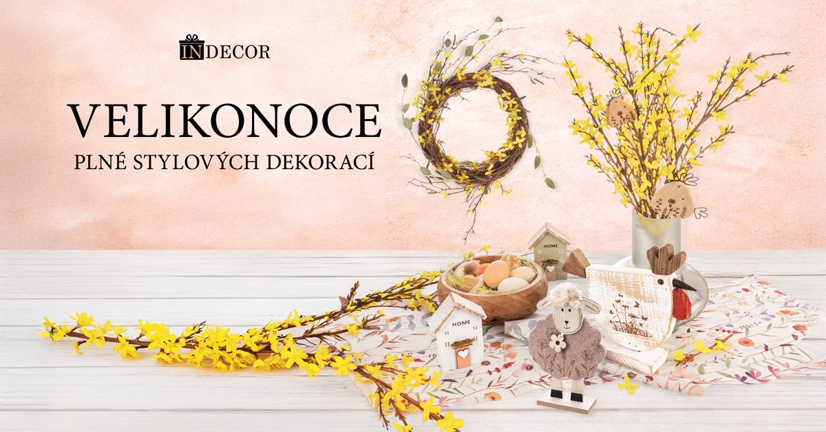 Velikonoce plné stylových dekorací