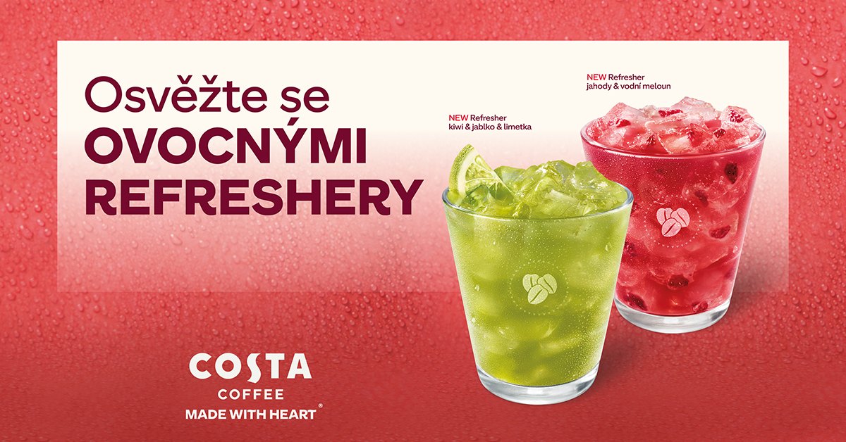 Osvěžte se ovocnými Refreshery