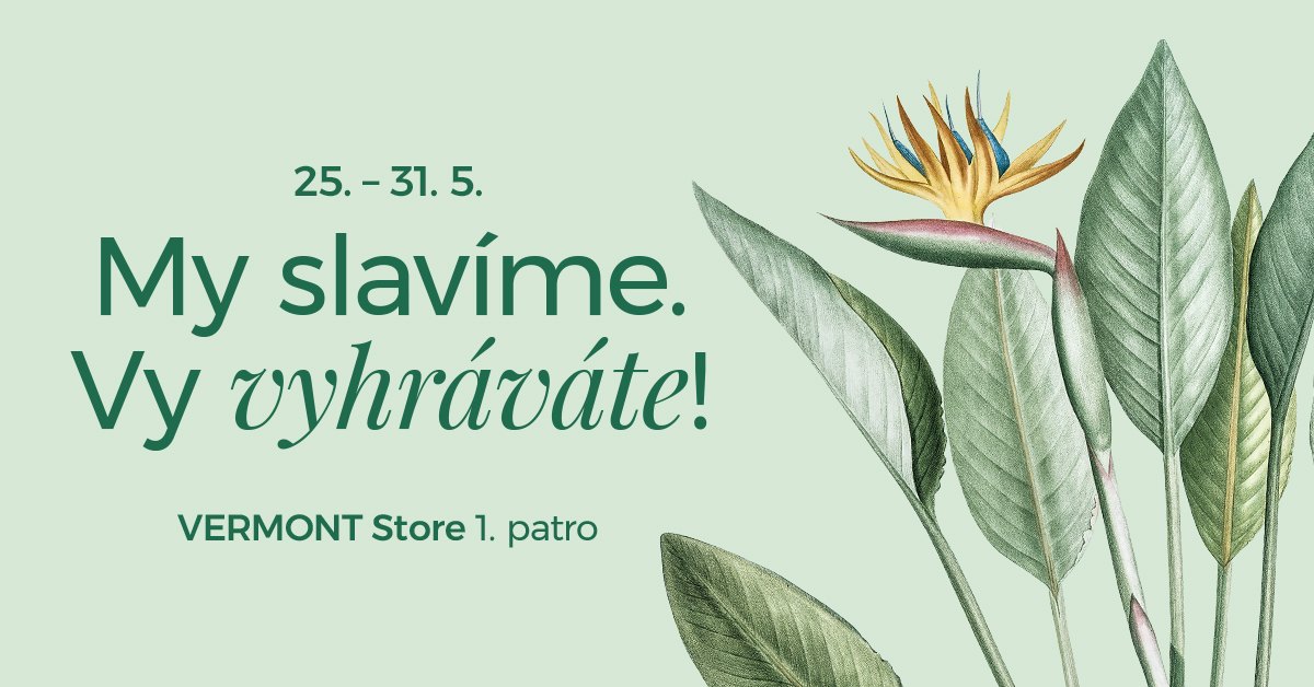 My slavíme. Vy vyhráváte!