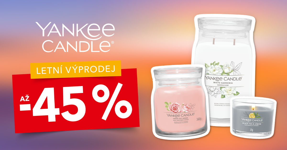 Letní výprodej v Yankee Candle