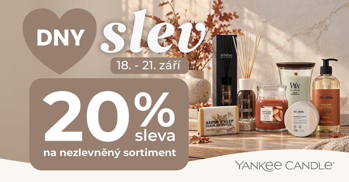 Dny slev v Yankee Candle