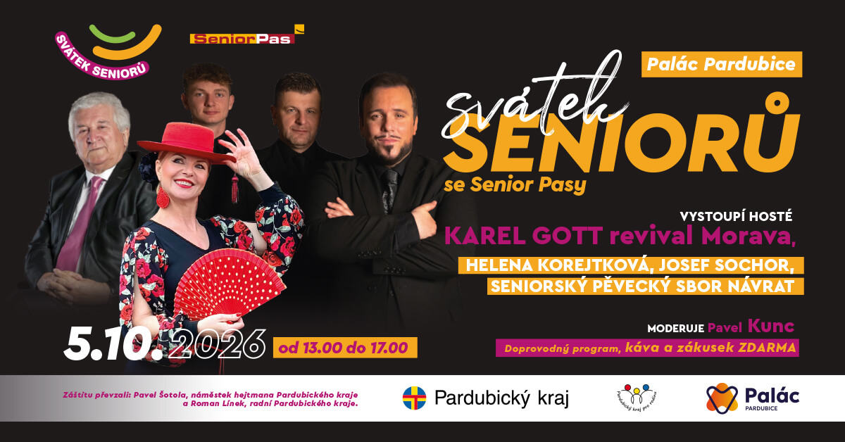 Svátek seniorů v Paláci Pardubice