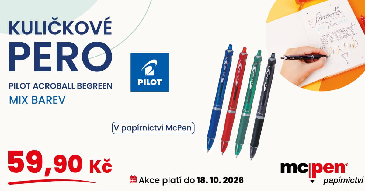 Kuličkové pero Pilot Acroball BeGreen