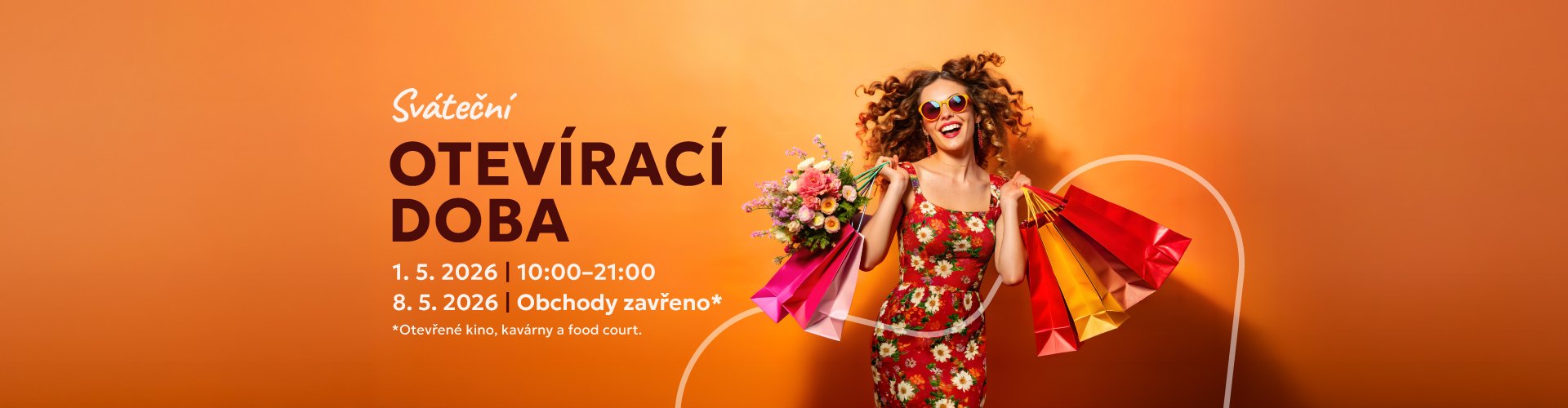 Sváteční otevírací doba v květnu