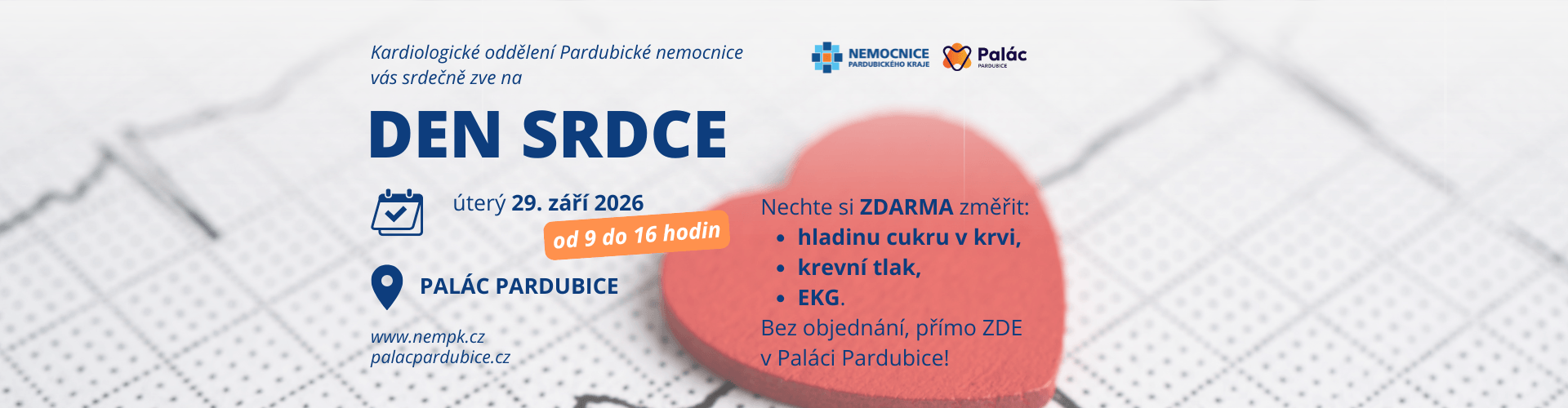 Den srdce s Pardubickou nemocnicí
