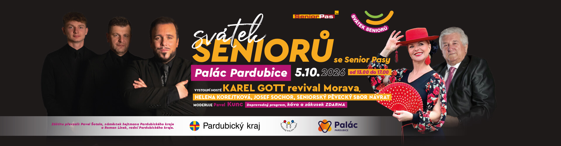 Svátek seniorů v Paláci Pardubice