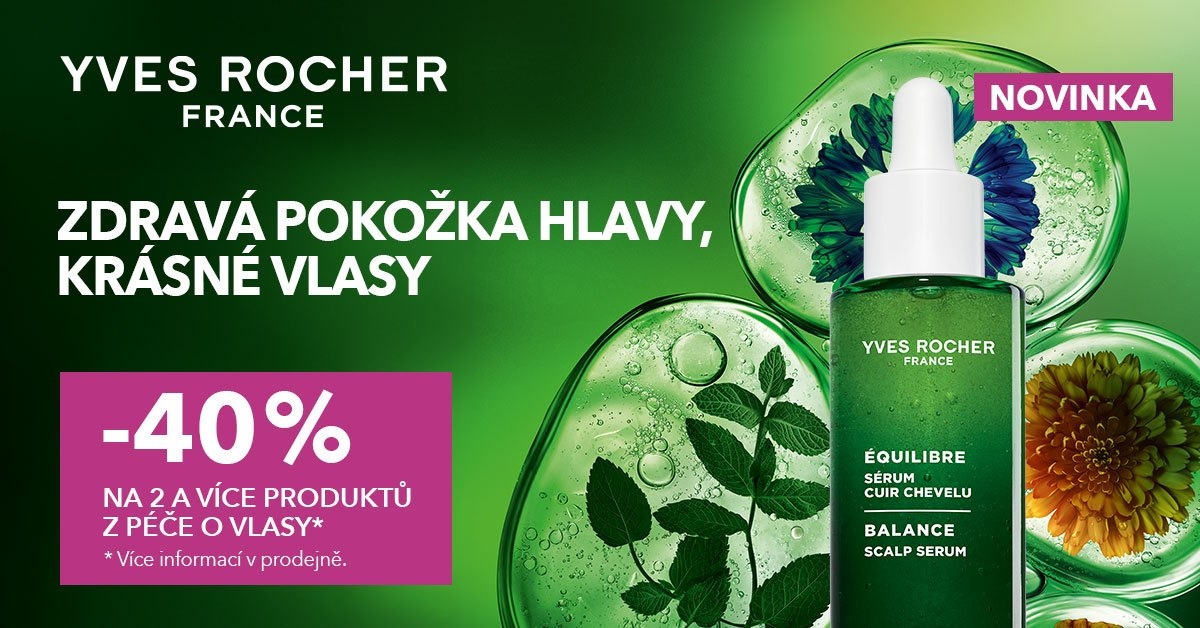 Novinky z péče o vlasy a sleva 40 %