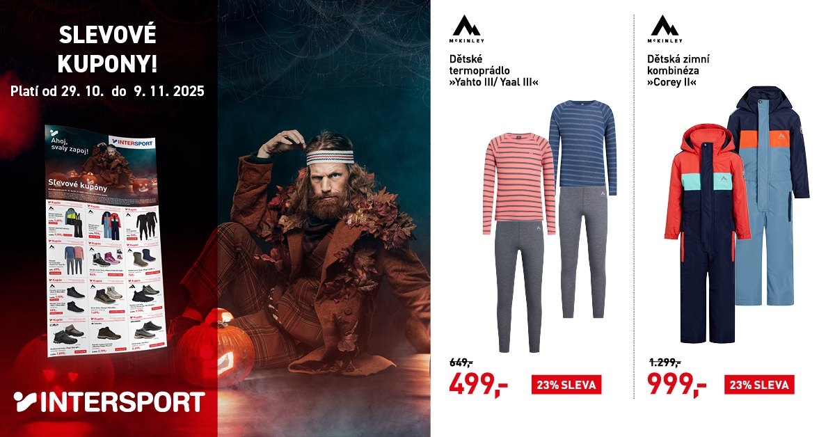 Slevové kupony INTERSPORT