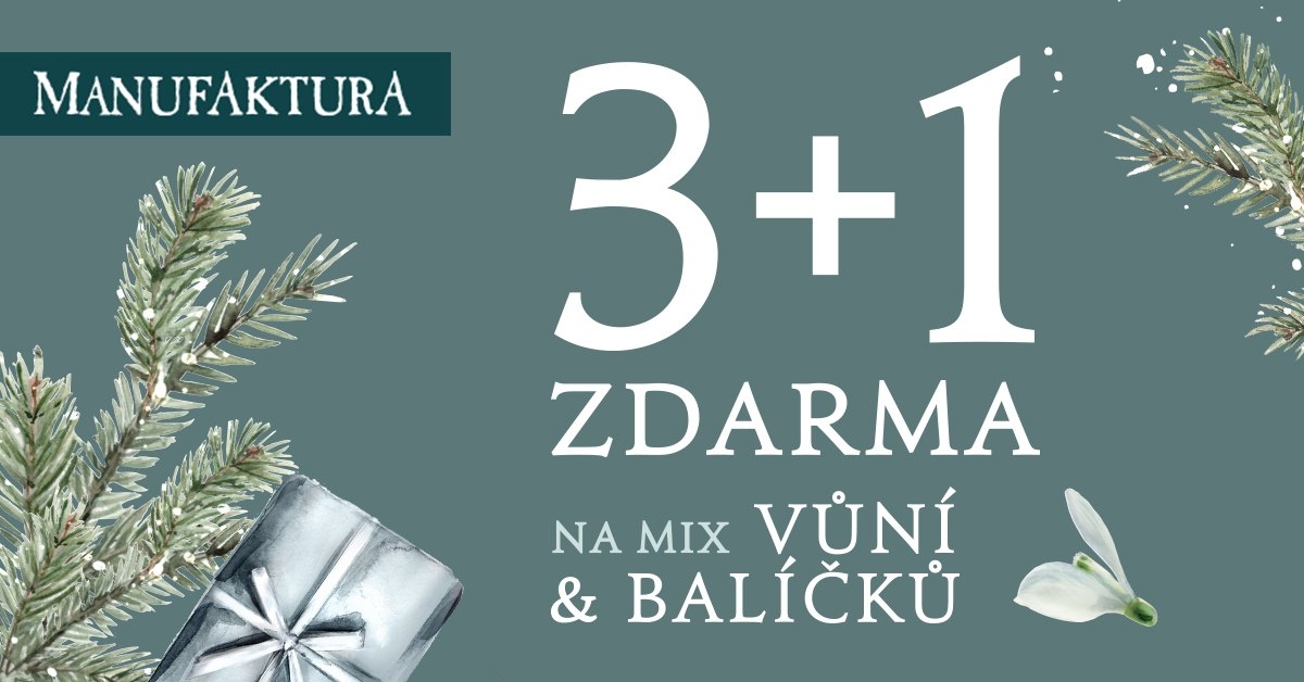 3+1 na vůně a dárkové balíčky
