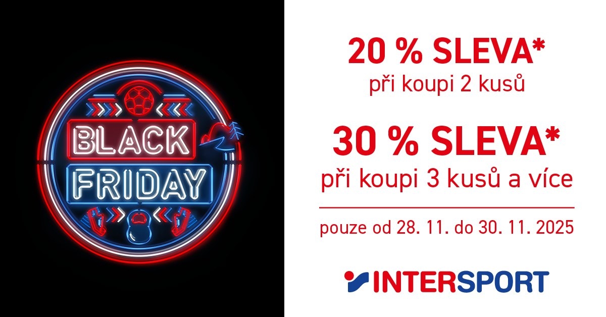 Black Friday v INTERSPORTu