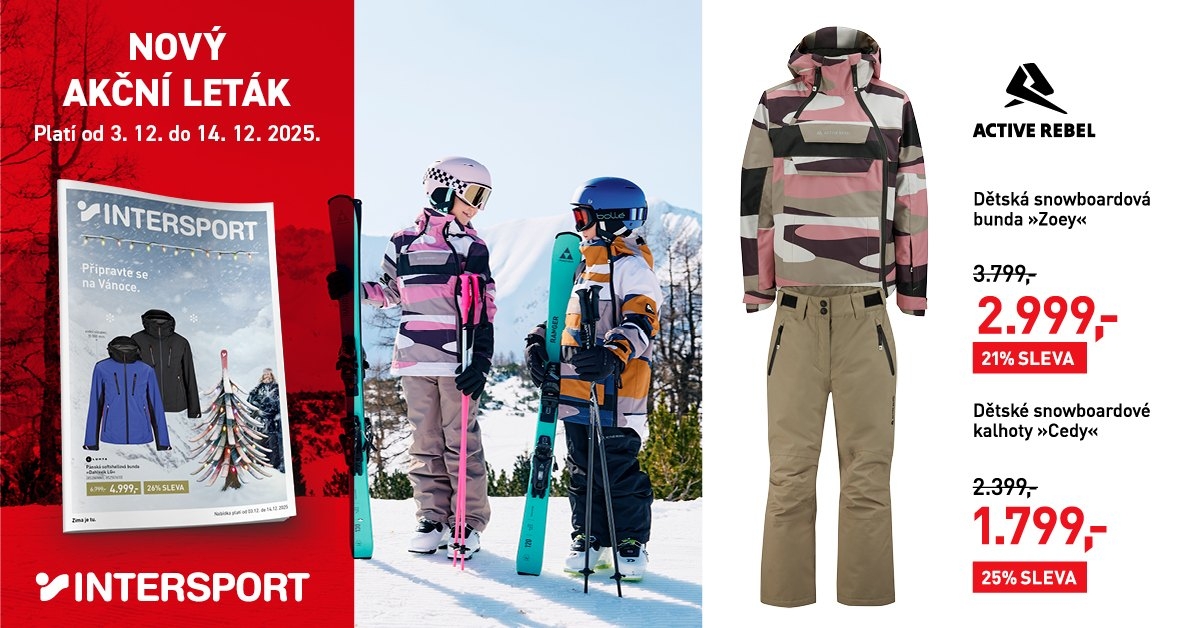 Nový akční leták INTERSPORT
