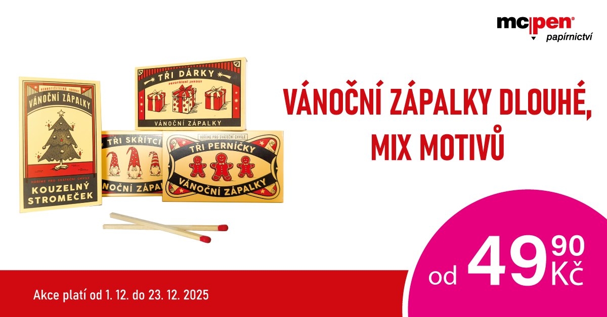 Dlouhé vánoční zápalky