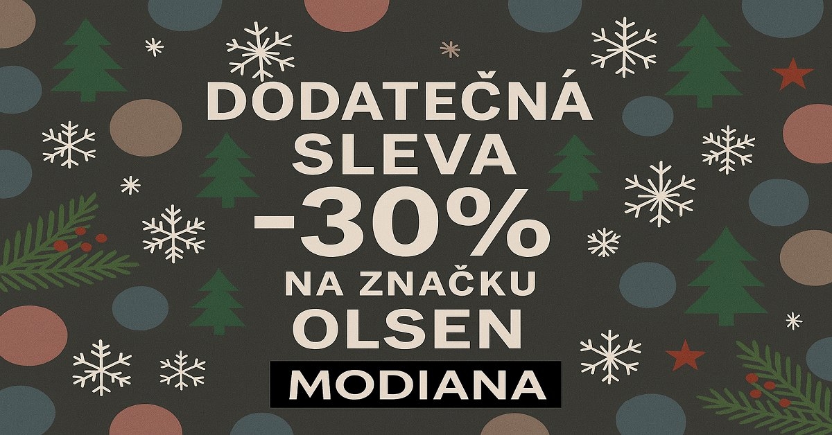 Dodatečná sleva na značku OLSEN