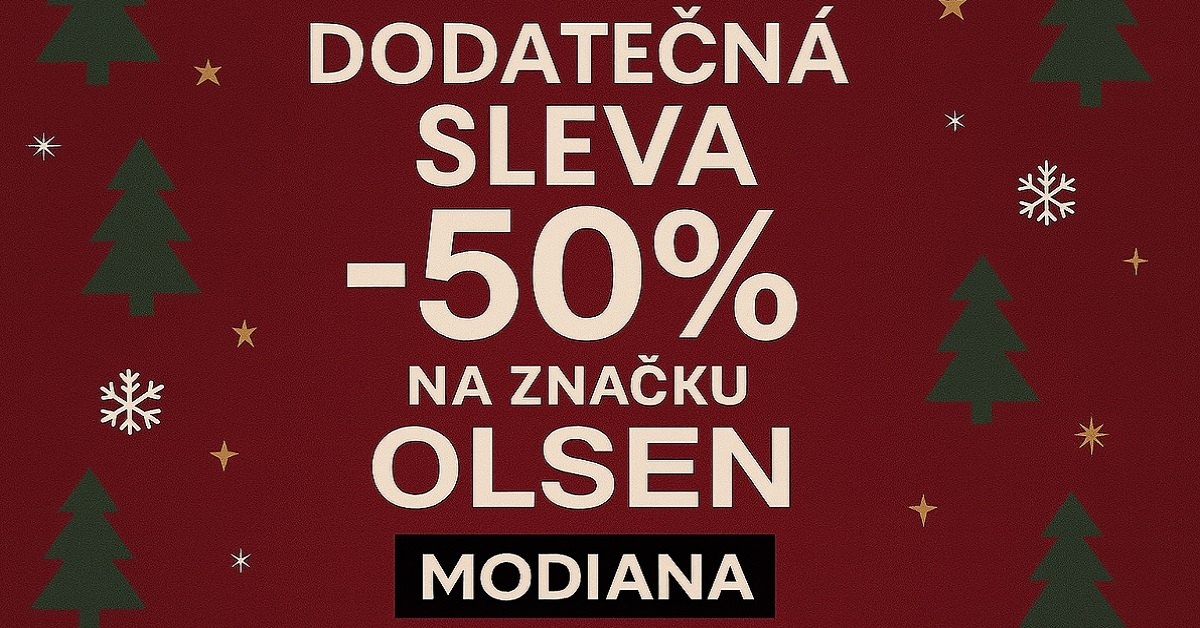 Dodatečná sleva na značku OLSEN