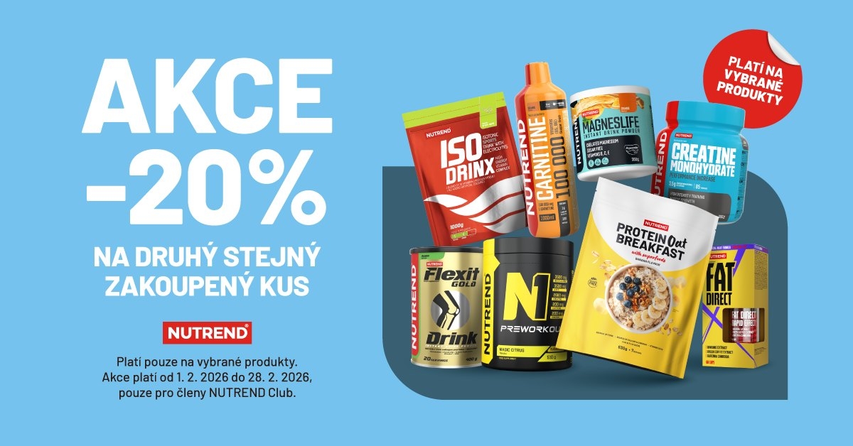 Akce -20 % na druhý stejný kus