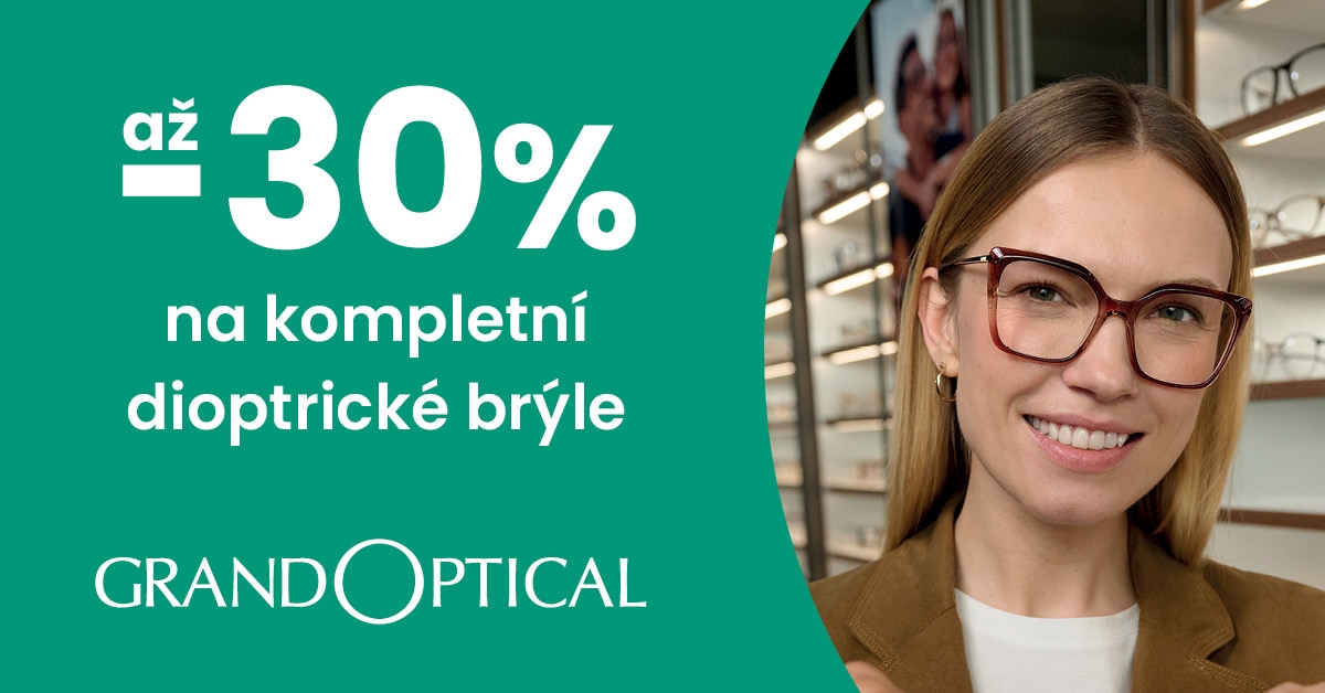Až -30 % na kompletní dioptrické brýle