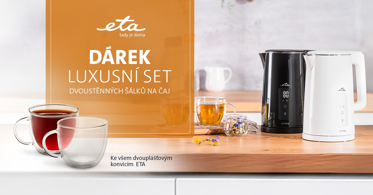 Dárek ke dvouplášťovým konvicím