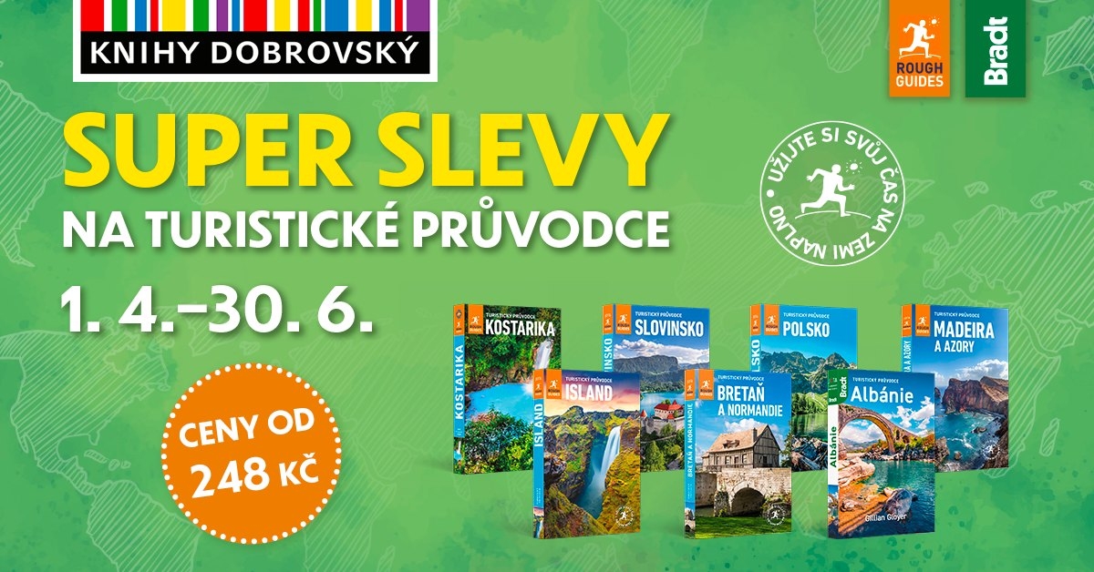 Super slevy na turistické průvodce
