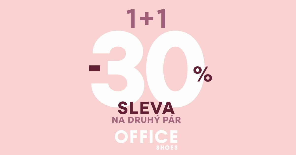 1+1 -30 % na levnější pár