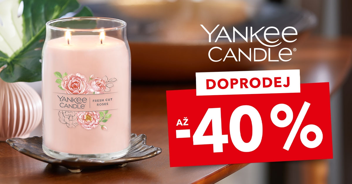 Doprodej v Yankee Candle