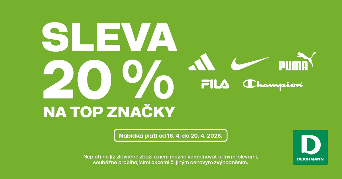 Sleva na TOP značky