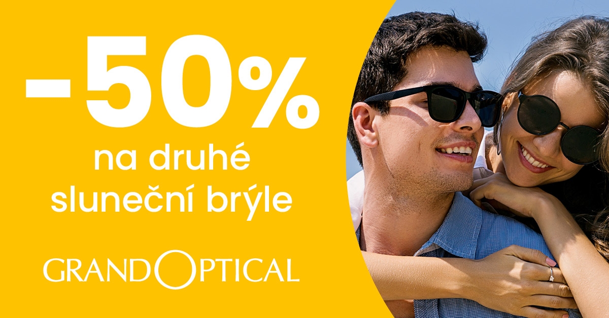 Sleva na druhé sluneční brýle
