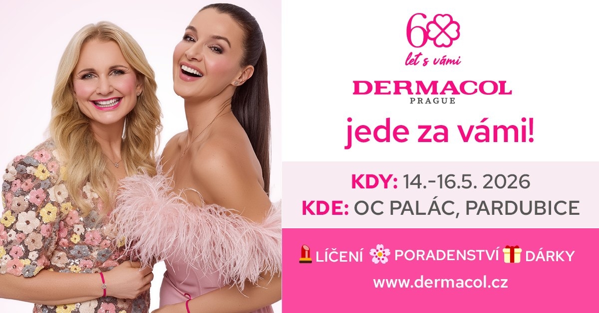 Dermacol jede za vámi
