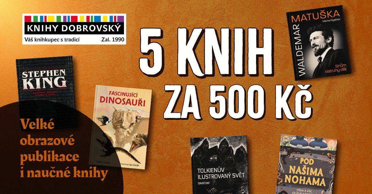5 knih za 500 Kč