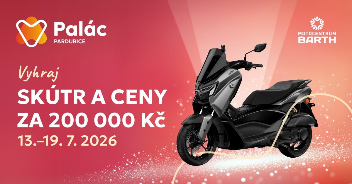 Vyhrajte skútr a ceny za 200 000 Kč