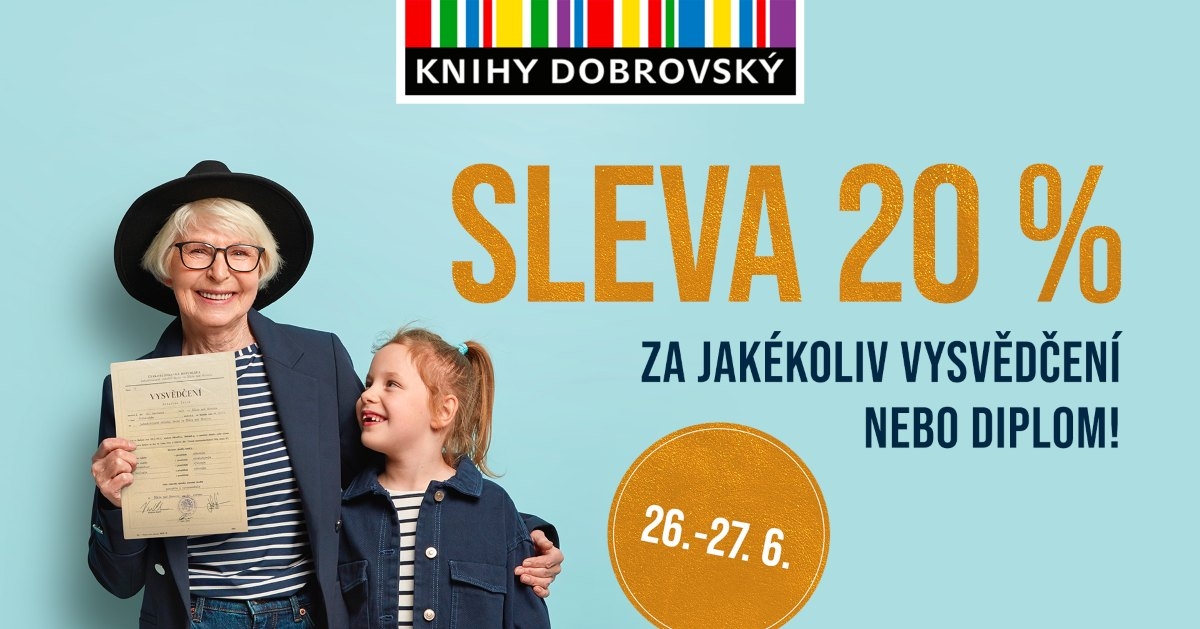 Sleva 20 % za vysvědčení