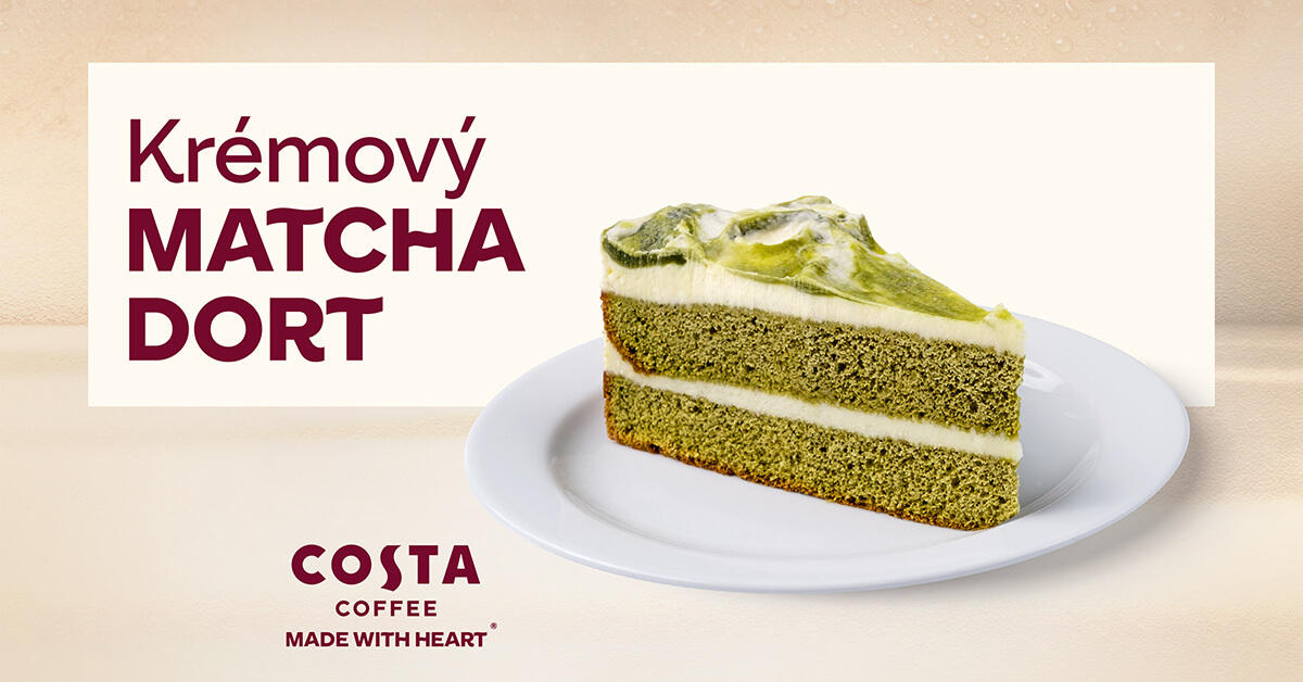 Krémový Matcha dort