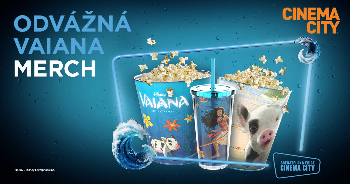 Odvážná Vaiana merch