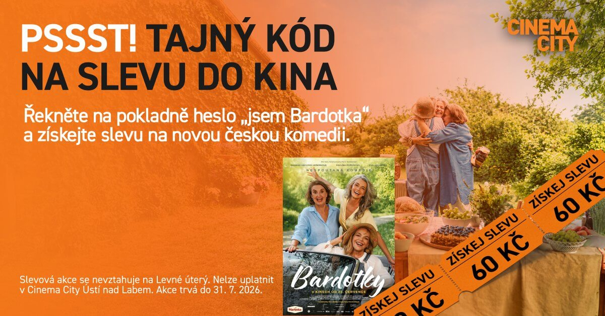 Tajný kód na slevu do kina