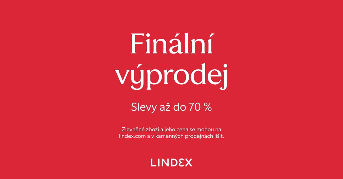 Finální výprodej v LINDEXu