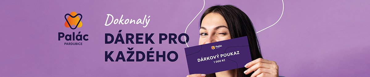 Dárkové poukazy Palác Pardubice